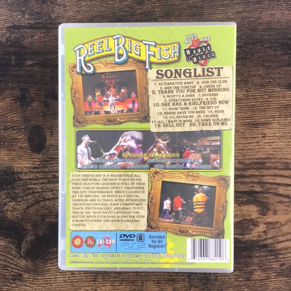 Reel Big Fish DVD live concert House of Blues - Picture 2 of 4